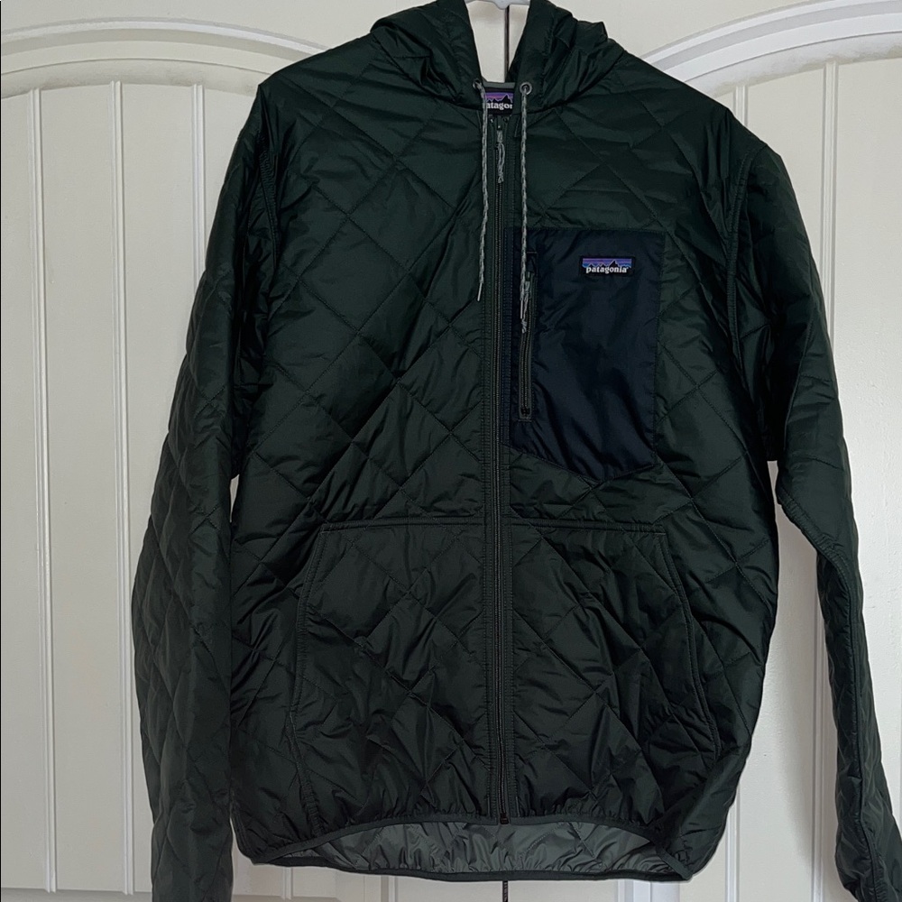 Patagonia Men's Puffer Jacket - Dark Green